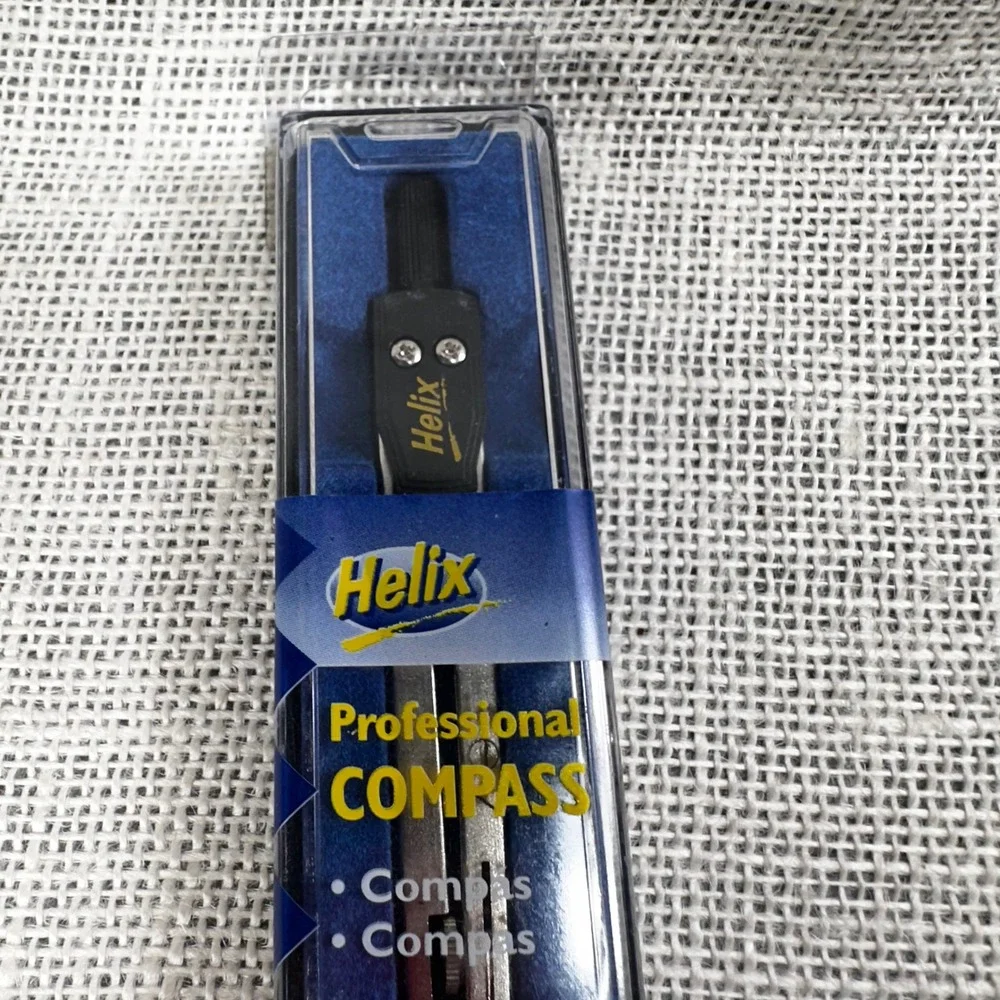 Helix Professional Compass 01320 Made in Italy Drafting Drawing Tool New NOS‎